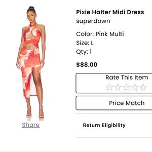 Superdown dress from Revolve worn once